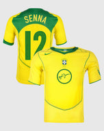 Brasil Jersey Retro Futbol Ayrton Senna Fanmade 2004