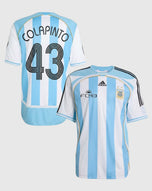 Argentina Jersey Retro Futbol Franco Colapinto Fanmade 2006