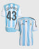 Argentina Jersey Retro Futbol Franco Colapinto Fanmade 2006