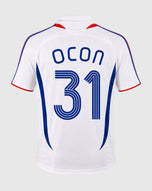 Francia Jersey Visita Retro Futbol Esteban Ocon Fanmade 2006
