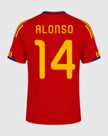 España Jersey Retro Futbol Fernando Alonso Fanmade 2010