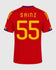 España Jersey Retro Futbol Carlos Sainz Fanmade 2010