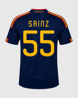 España Jersey Visita Retro Futbol Carlos Sainz Fanmade 2010