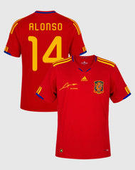España Jersey Retro Futbol Fernando Alonso Fanmade 2010