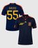 España Jersey Visita Retro Futbol Carlos Sainz Fanmade 2010