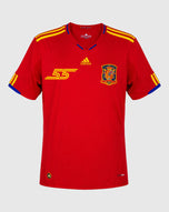 España Jersey Retro Futbol Carlos Sainz Fanmade 2010