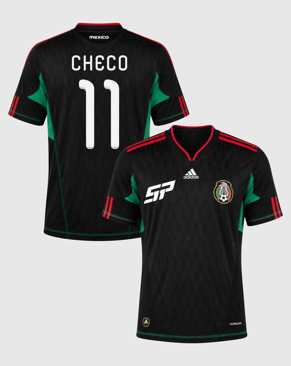 Mexico Away Retro Football Jersey Sergio "Checo" Perez Fanmade 2010