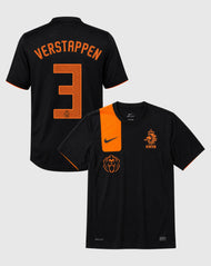 Países Bajos Jersey Visita Retro Futbol Max Verstappen Fanmade 2012