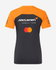 McLaren Playera Mujer Oficial 2025 - Papaya/Gris