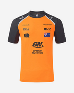 McLaren Playera Oscar Piastri Oficial 2025 - Papaya/Gris