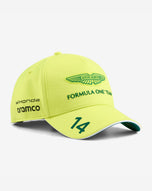 Aston Martin Fernando Alonso Official Cap 2026 - Lime