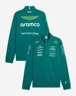 Aston Martin Suéter Zip 1/4 Oficial 2026