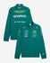 Aston Martin Suéter Zip 1/4 Oficial 2026
