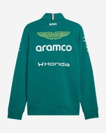 Aston Martin Suéter Zip 1/4 Oficial 2026