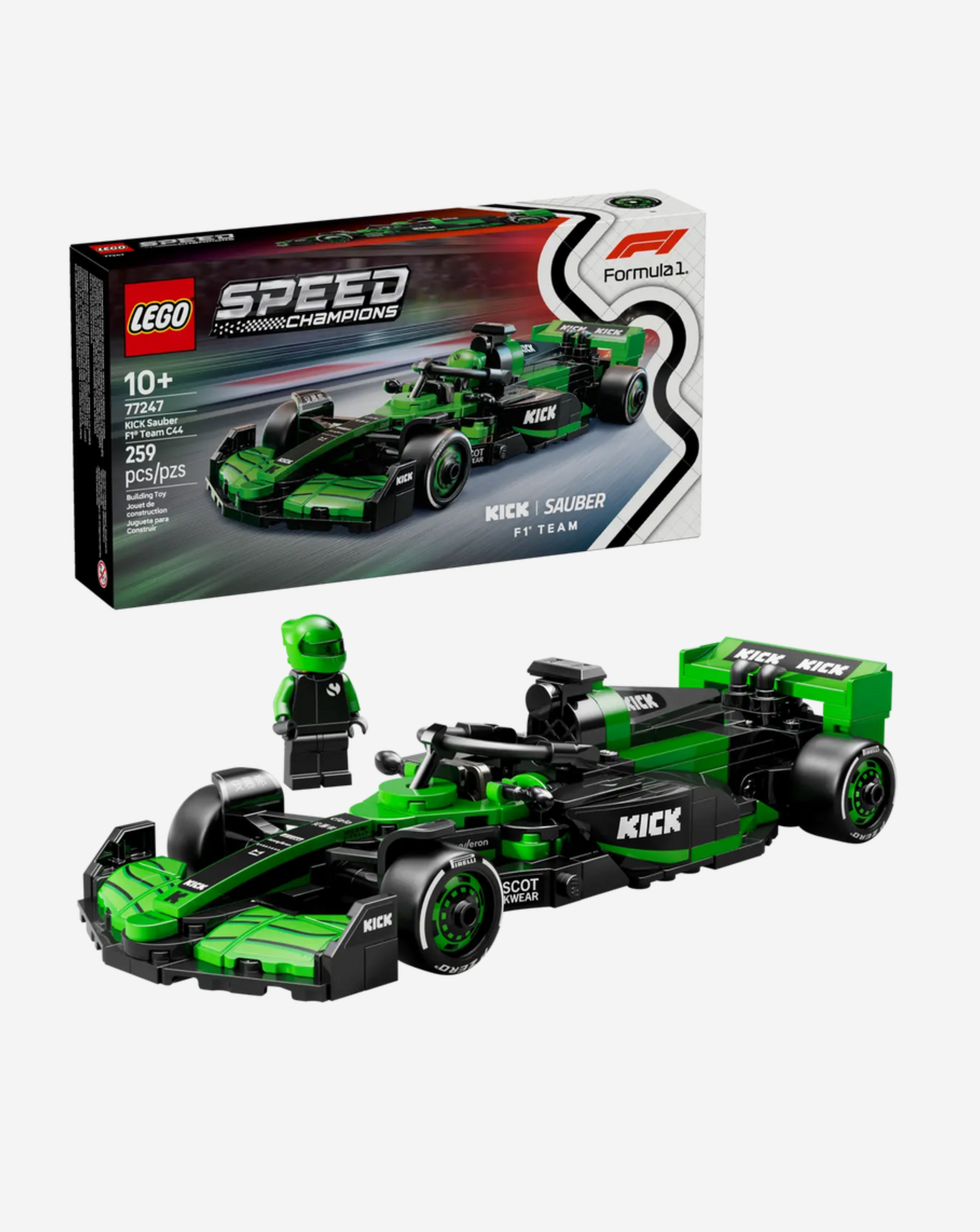 LEGO Speed Champions KICK Sauber F1 Team C44