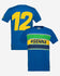Ayrton Senna T-shirt #12 - Blue