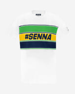 Ayrton Senna Playera #12 - Blanco