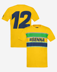 Ayrton Senna Playera #12 - Amarillo