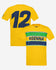 Ayrton Senna Playera #12 - Amarillo