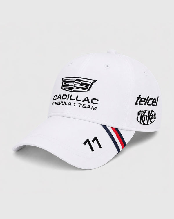 Cadillac F1 Cap Sergio "Checo" Pérez Official 2026 - White