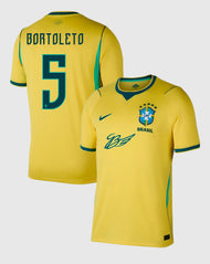 Brazil Soccer Jersey Gabriel Bortoleto Fanmade 2026