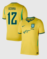 Brasil Jersey Futbol Ayrton Senna Fanmade 2026