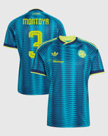 Colombia Away Soccer Jersey Juan Pablo Montoya Fanmade 2026