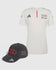 Audi F1 Team Combo Gorra/Polo Gabriel Bortoleto Oficial 2026
