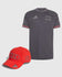 Audi F1 Team Combo Gorra/Playera Authentic Gabriel Bortoleto Oficial 2026