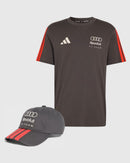 Audi F1 Team Combo Gorra/Playera DNA Oficial 2026