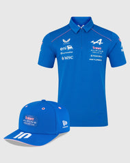 Alpine F1 Team Combo Gorra/Polo Pierre Gasly Oficial 2026