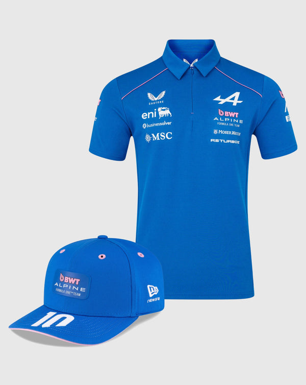 Alpine F1 Team Combo Gorra/Polo Pierre Gasly Oficial 2026