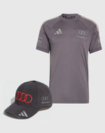 Audi F1 Team Combo Gorra/Playera Nico Hülkenberg Oficial 2026