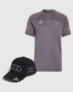 Audi F1 Team Combo Gorra/Playera Nico Hülkenberg Oficial 2026