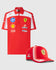 Ferrari Combo Gorra/Polo Pro Charles Leclerc Oficial 2026
