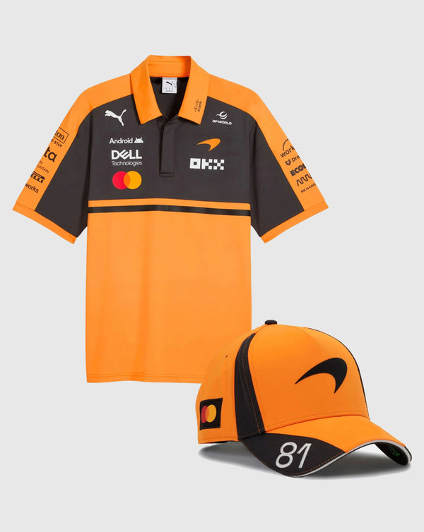 McLaren F1 Team Combo Gorra/Polo Oscar Piastri Oficial 2026