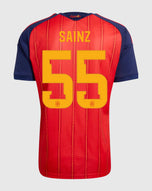 España Jersey Futbol Carlos Sainz Fanmade 2026 - 2 Estrellas