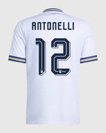 Italia Jersey Visita Futbol Andrea Kimi Antonelli Fanmade 2026