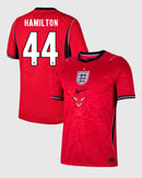 Inglaterra Jersey Visita Futbol Lewis Hamilton Fanmade 2026