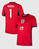 Inglaterra Jersey Visita Futbol Lando Norris Fanmade 2026