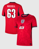 Inglaterra Jersey Visita Futbol George Russell Fanmade 2026