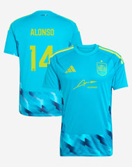 España Jersey Portero Futbol Fernando Alonso Fanmade 2026