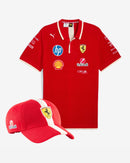 Ferrari Combo Gorra/Playera China GP Oficial 2025