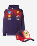 Ferrari Combo Gorra/Hoodie Oficial 2026 - GP China