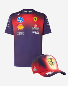 Ferrari Combo Gorra/Playera Oficial 2026 - GP China