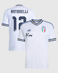 Italia Jersey Visita Futbol Andrea Kimi Antonelli Fanmade 2026