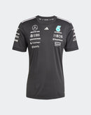 Mercedes AMG Petronas Playera Oficial 2025 - Negro/Blanco
