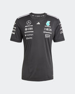 Mercedes AMG Petronas Playera Oficial 2025 - Negro/Blanco
