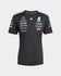 Mercedes AMG Petronas Playera Mujer Oficial 2025 - Negro/Blanco