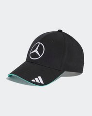 Mercedes AMG Petronas Gorra Oficial 2025 - Negro/Blanco